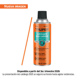 Lubricante de cadenas en aerosol 400 ml, TRUPER (101975)