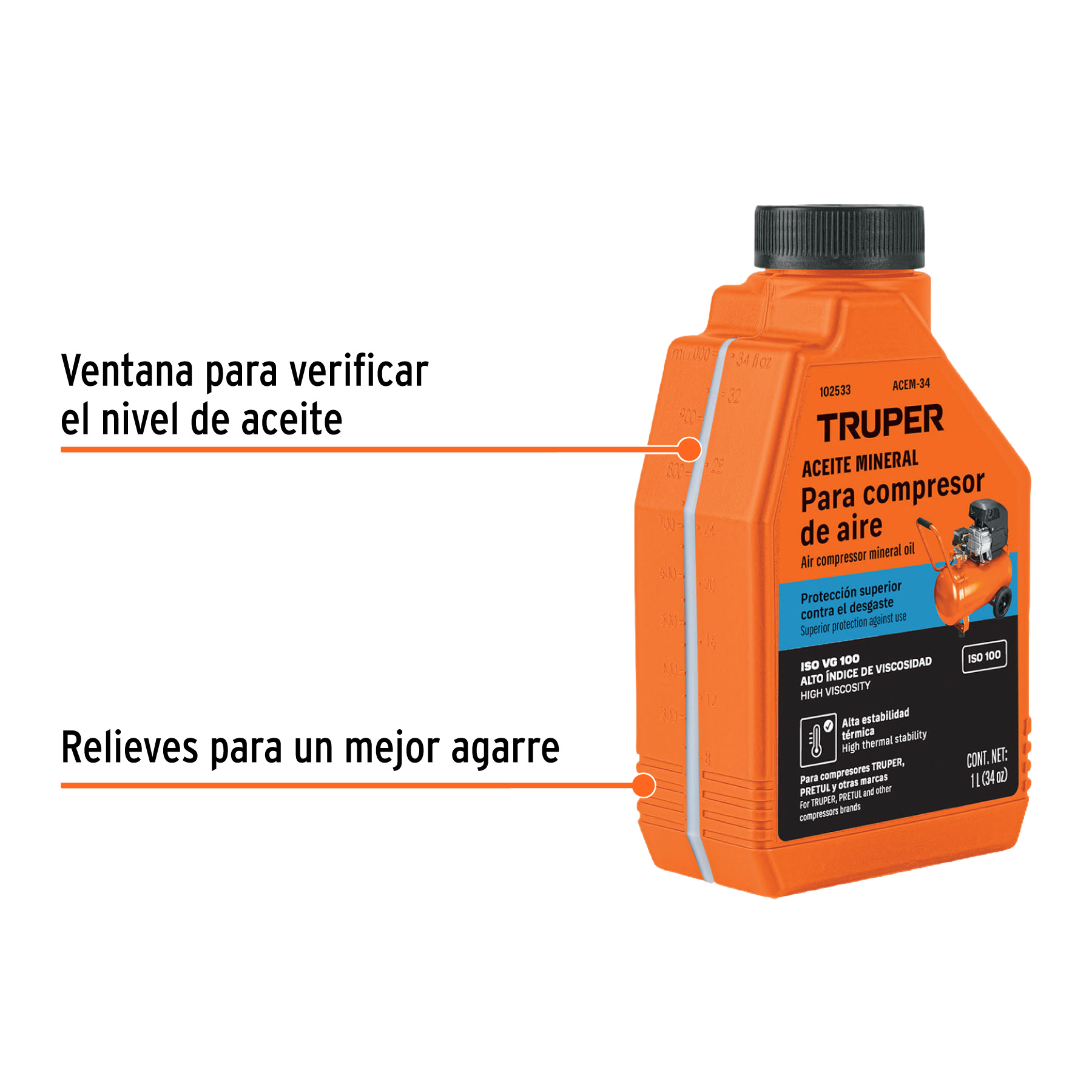 Aceite mineral para compresor 1000ml - Image 2