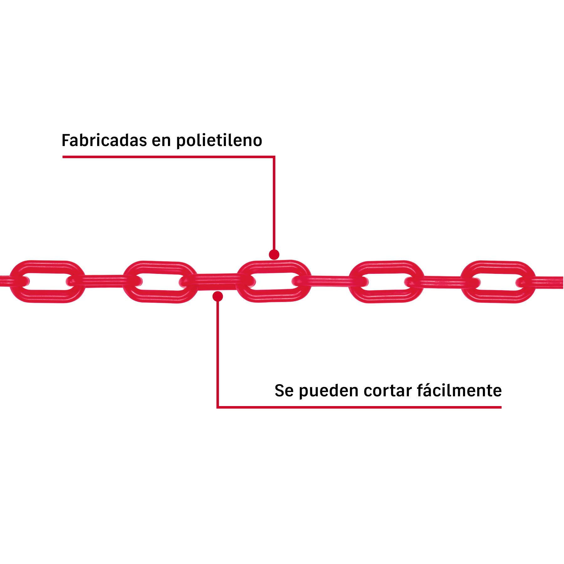 Cadena plástica, por bolsa con 5 metros - Image 6