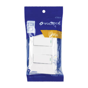 Placas con 2 Interruptores
