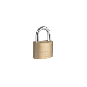 Candado de latón 30 mm gancho corto en blíster, HERMEX BASIC Nivel de seguridad	Básica (nivel 3)