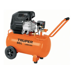 Compresor lubricado, 50 L, 3-1/2HP, horizontal, 127V, TRUPER