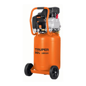 Compresor lubricado, 50 L, 3-1/2HP, vertical, 127 V, TRUPER