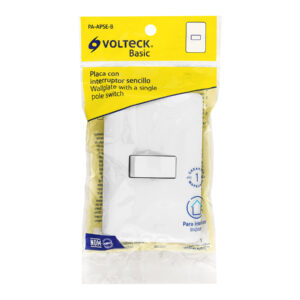 Placas con 1 Interruptor Sencillo