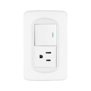 Placas con Interruptor y Contactos Aterrizados