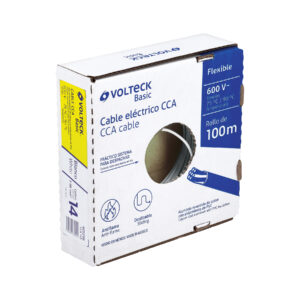Cable CCA Rollo de 100m Blanco