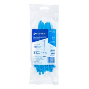 Bolsa con 50 cinchos de plásticos de 15 cm