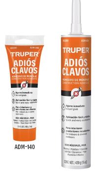 Adhesivo de montaje Adiós clavos, TRUPER