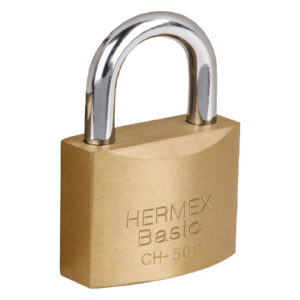 Candado de hierro color latón, corto, blíster, BASIC Nivel de seguridad	Básica (nivel 1)